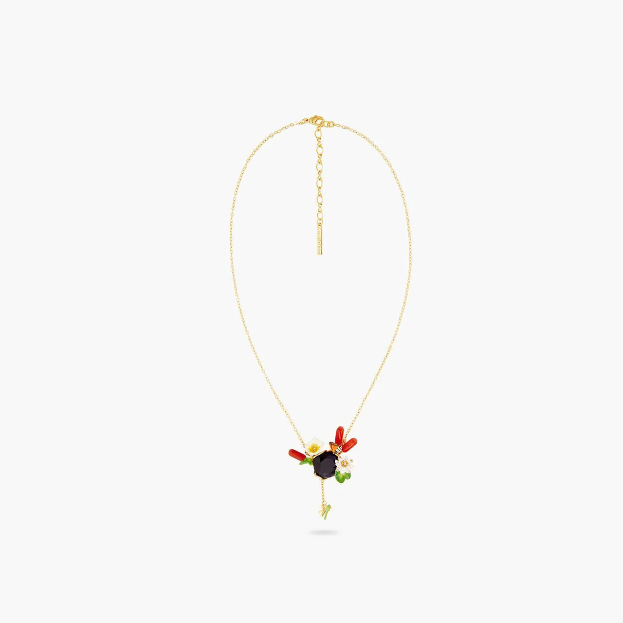 Giverny Water Garden And Blue Stone Statement Necklace | AQJF3031 - Image 3