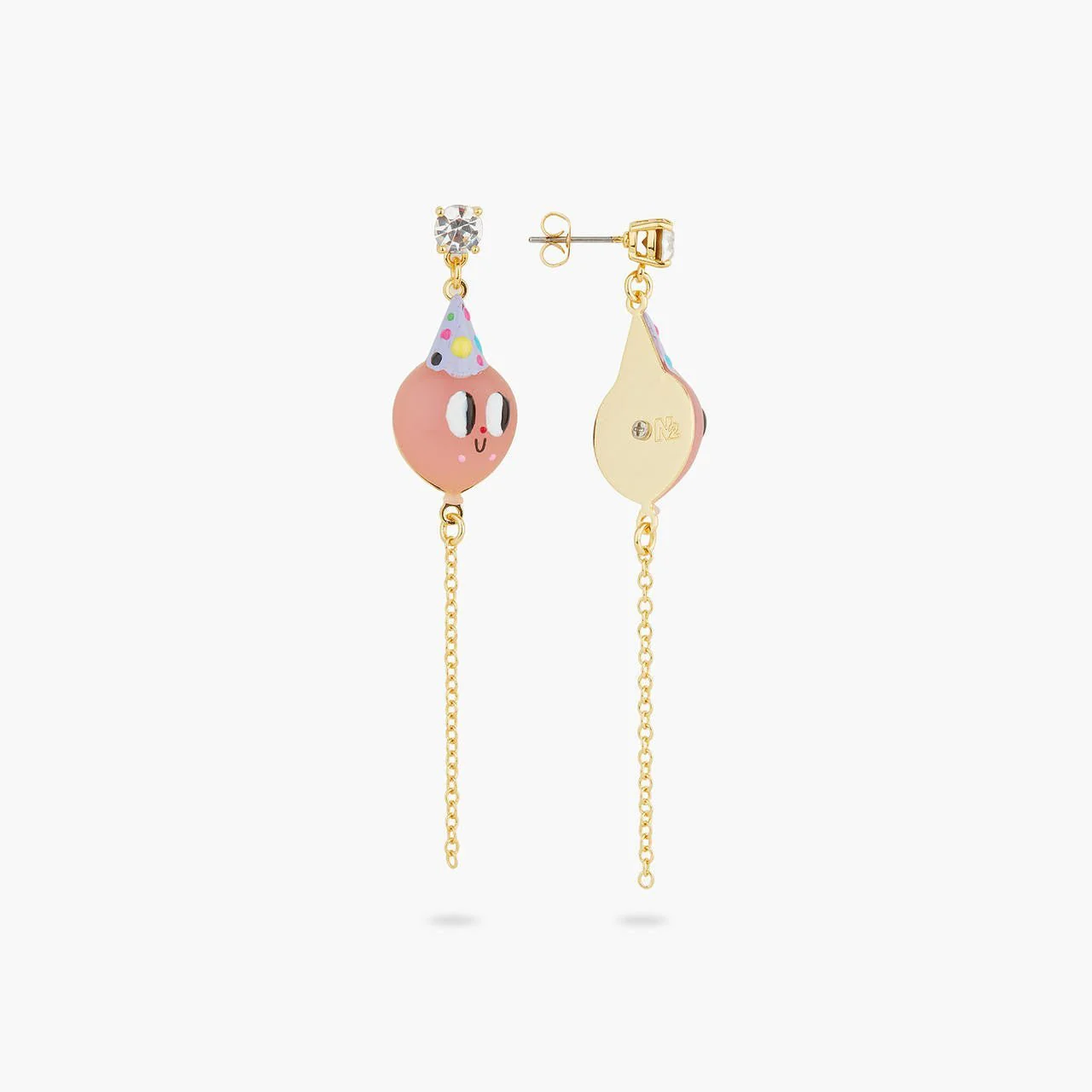 Pink ballon earrings | AQPP1071
