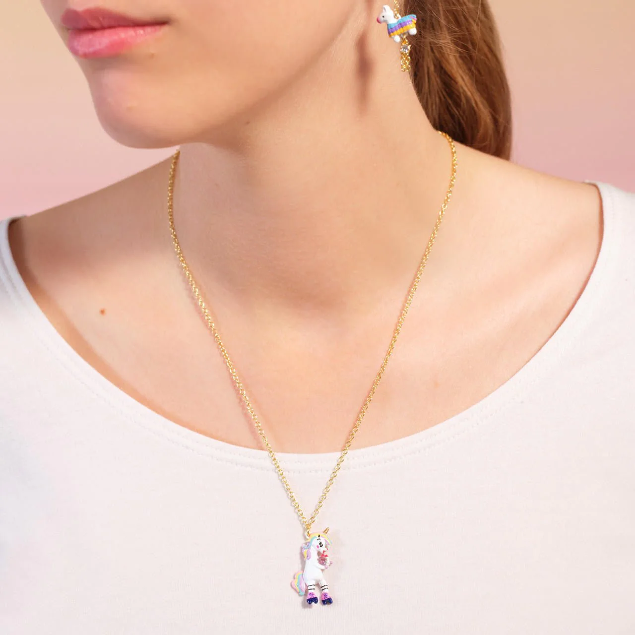 Unicorn pendant necklace | AQPP3031 - Image 4