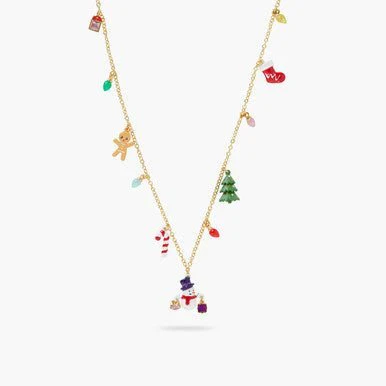 Santa's Party multi element pendant necklace | AQSP3131 - Image 4