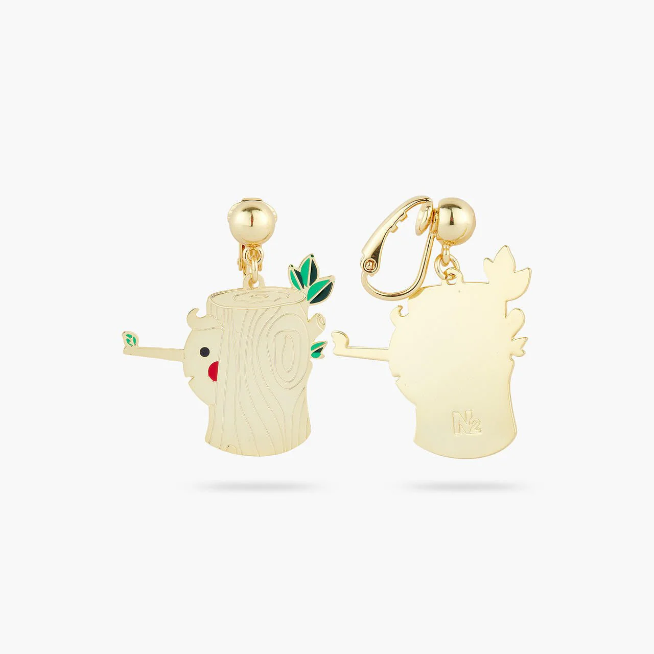 Log and Pinocchio earrings | AQUI1061 - Image 3