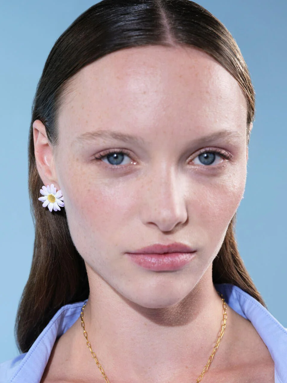 Aster Flower Earrings | ARLA1051 - Image 2
