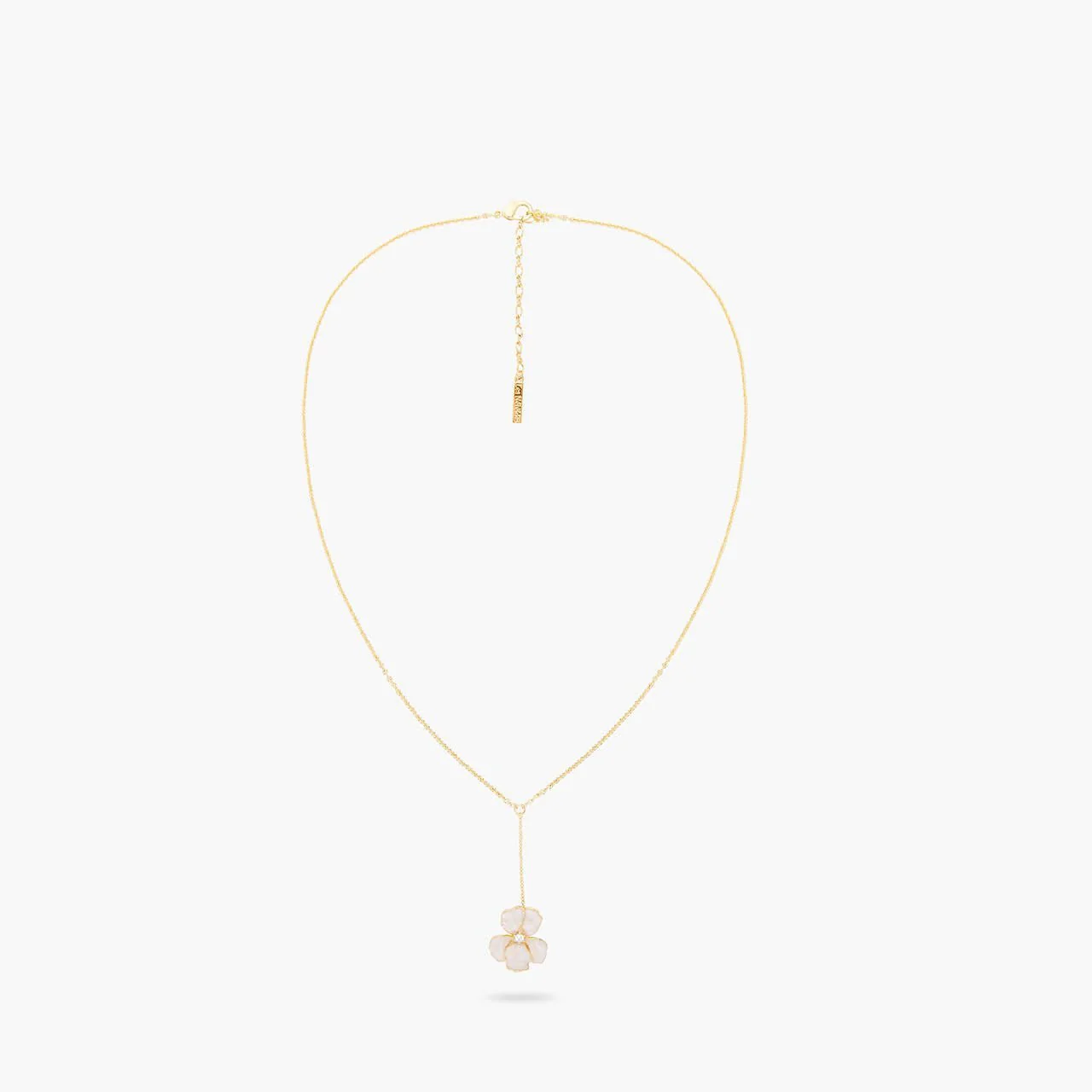 Gold Iris Pendant Necklace | ARNF3021 - Image 2