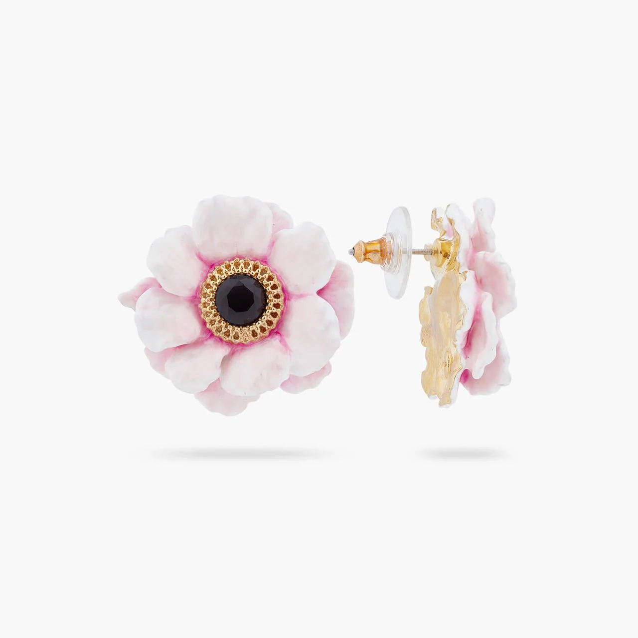 Pink Peony Earrings | ARPF1051 - Image 5