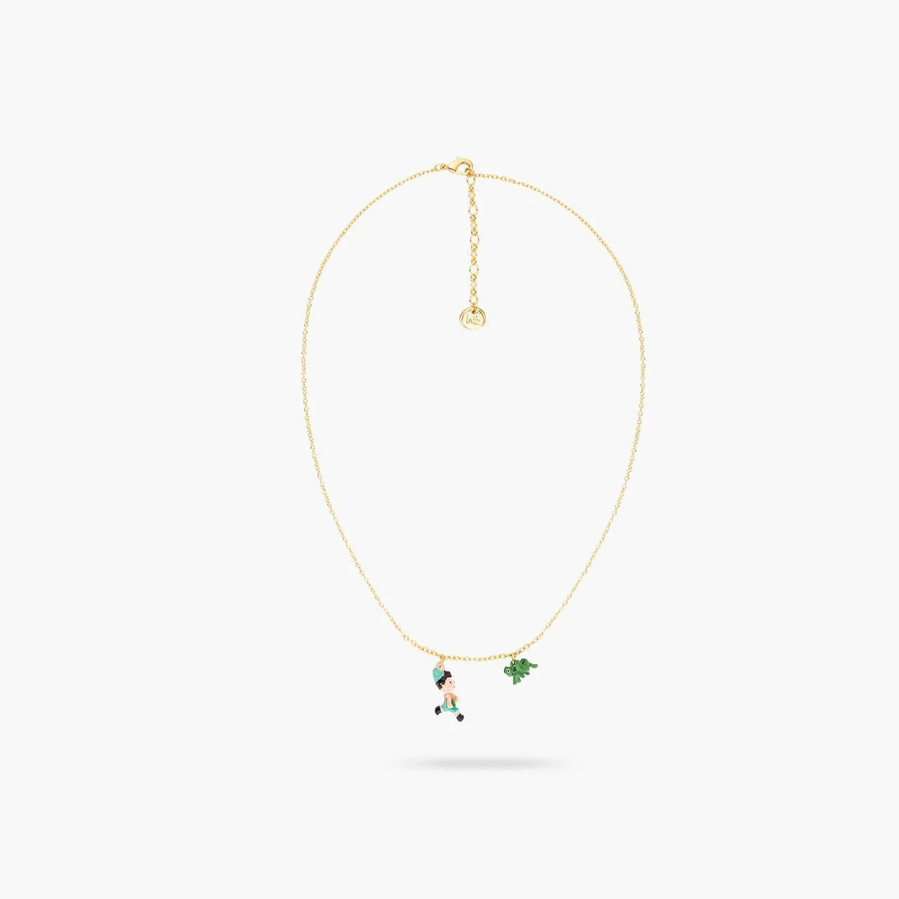 Pinocchio And Cricket Charm Necklace | ARPI3051 - Image 3