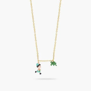 Pinocchio And Cricket Charm Necklace | ARPI3051 - Image 4