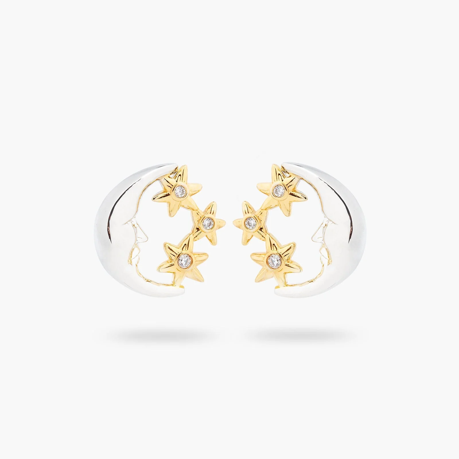 Moon And Star Earrings | ASAM1011