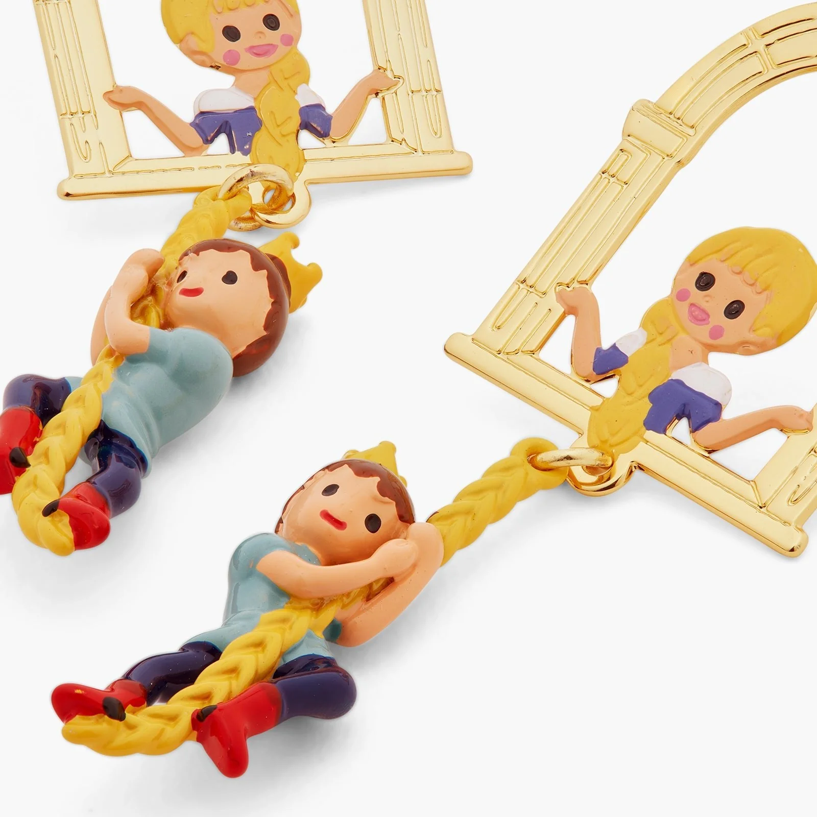 Enchanted Hair Princess And Prince Earrings | ASCE1021 - Image 3