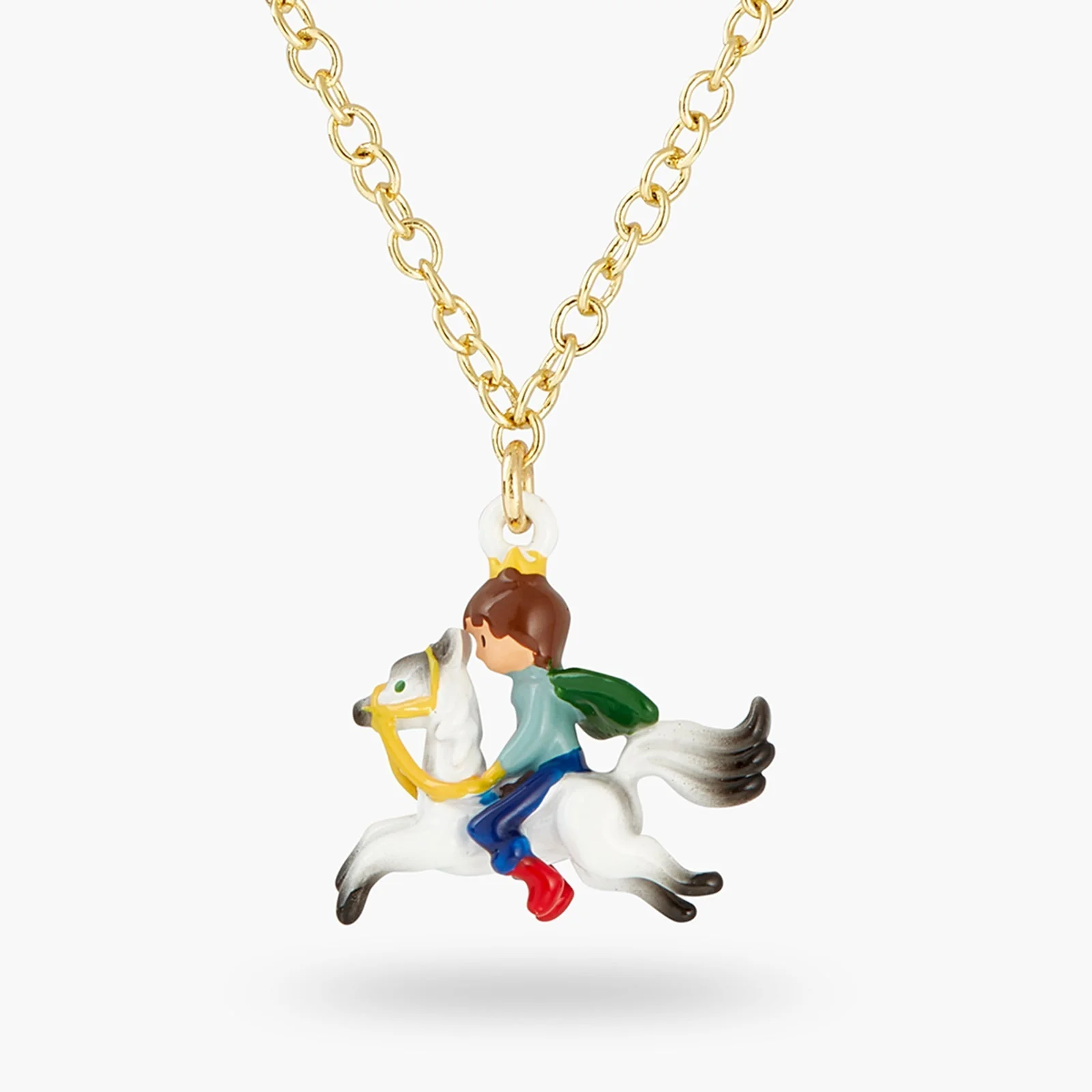 Enchanted Hair Princess And Prince Charm Necklace | ASCE3021 - Image 3