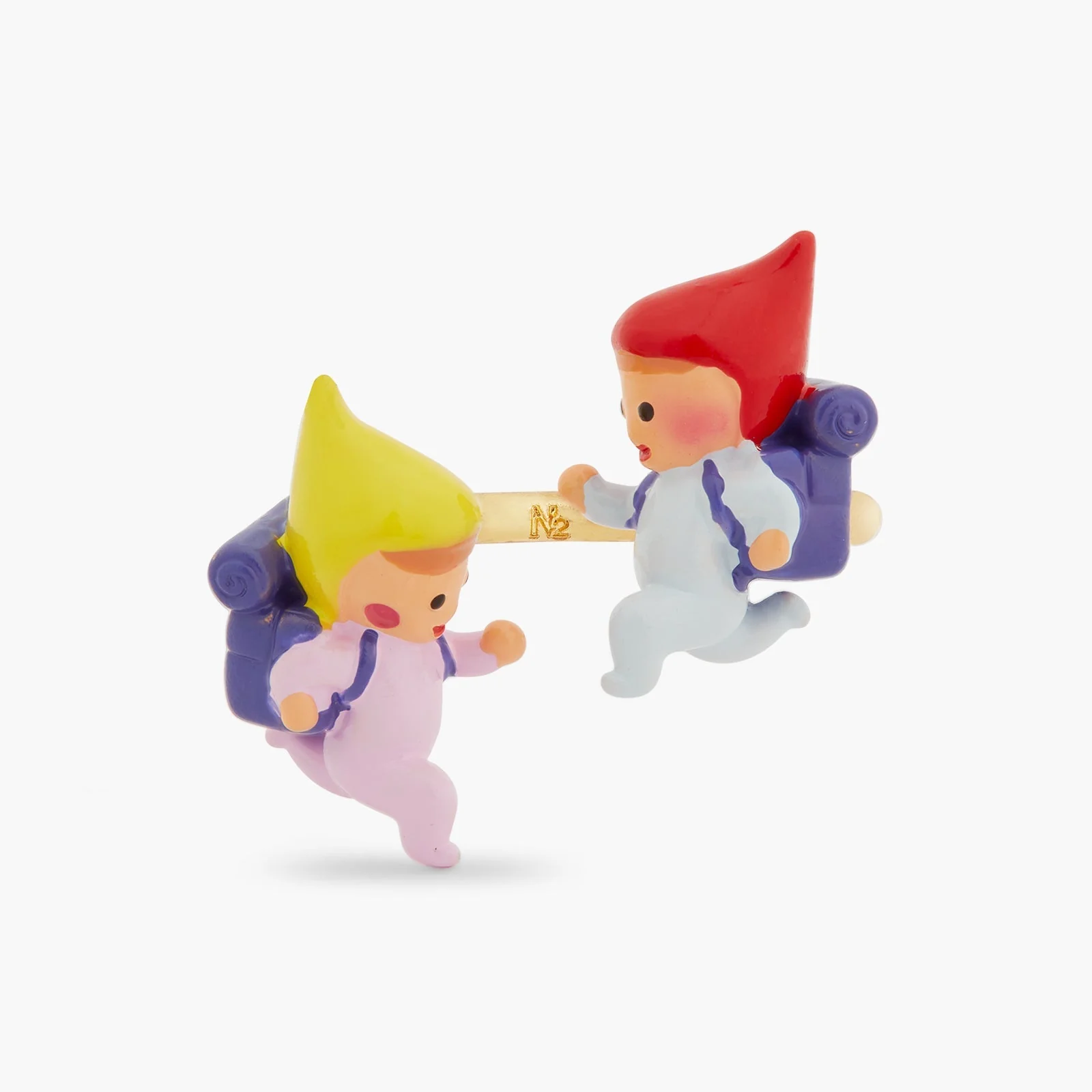 Hiking Young Garden Gnomes Adjustable Ring | ASCP6011 - Image 4