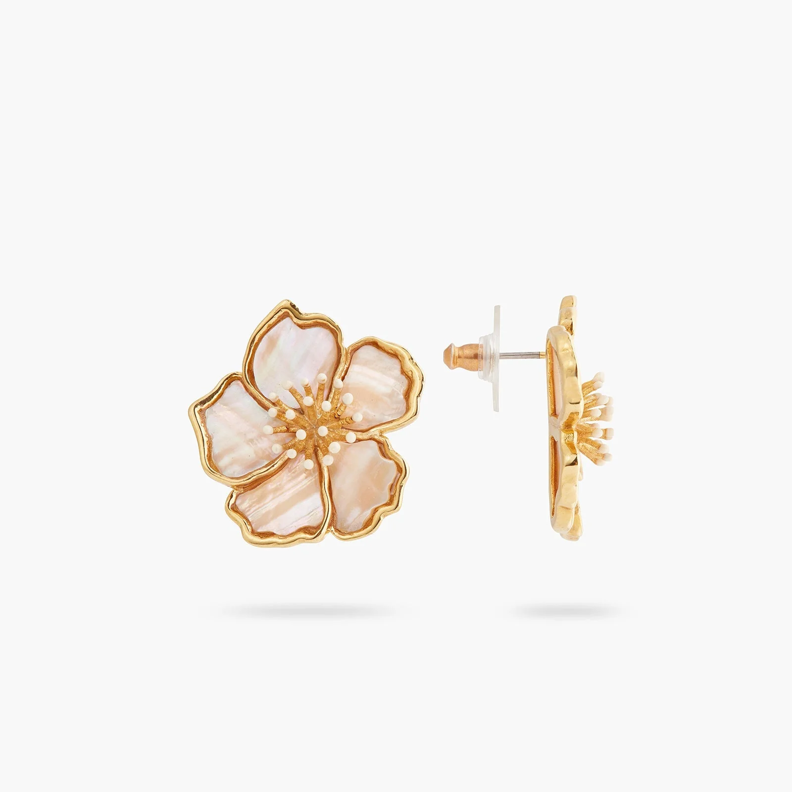 Wild Rose Mother Of Pearl Earrings | ASEN1121 - Image 5