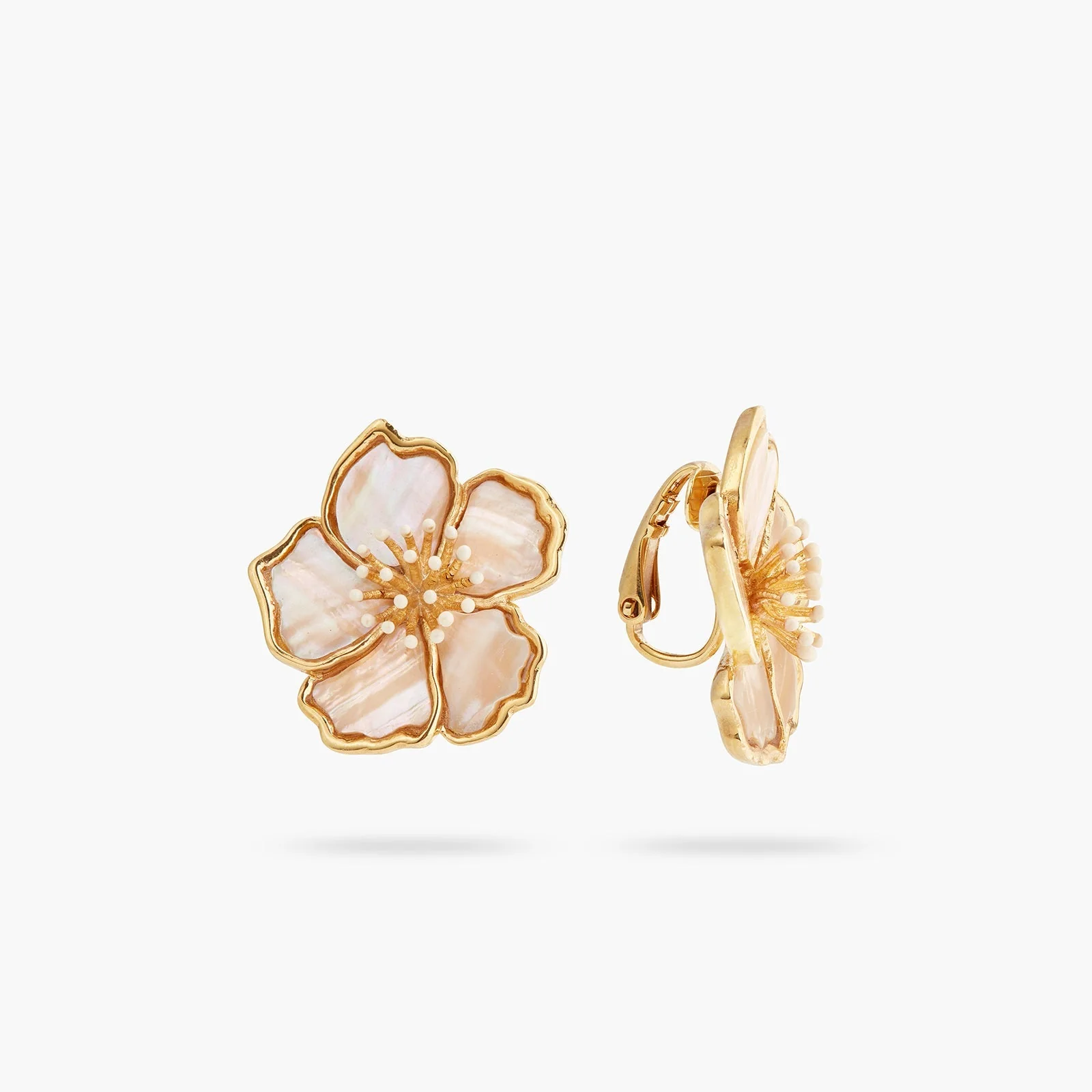 Wild Rose Mother Of Pearl Earrings | ASEN1121 - Image 6