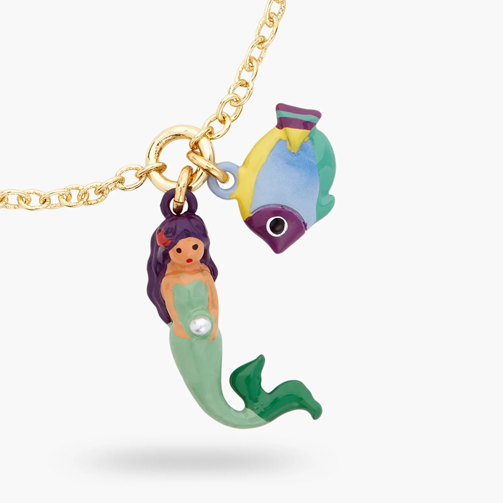 Mermaid And Tropical Fish Charm Bracelet | ATOC2021 - Image 2