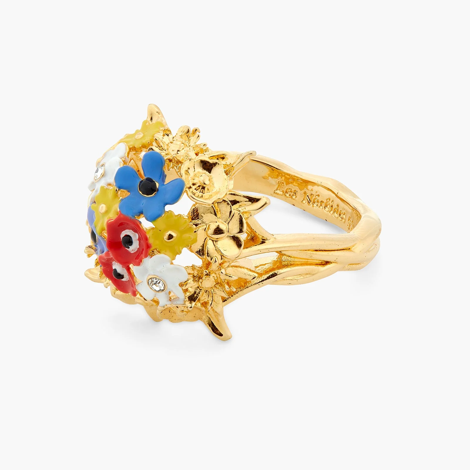 Flower Bouquet Cocktail Ring | ATPO6031 - Image 3