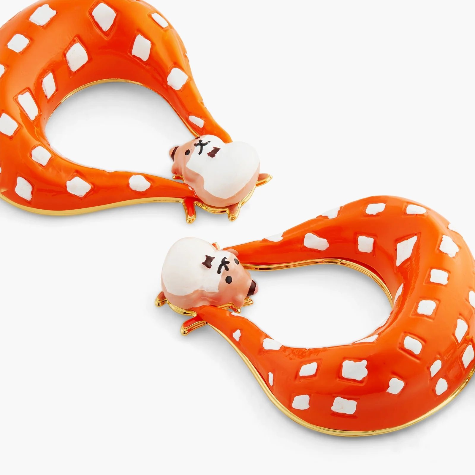 Parachutist Hamster Earrings | ATTO1041 - Image 4