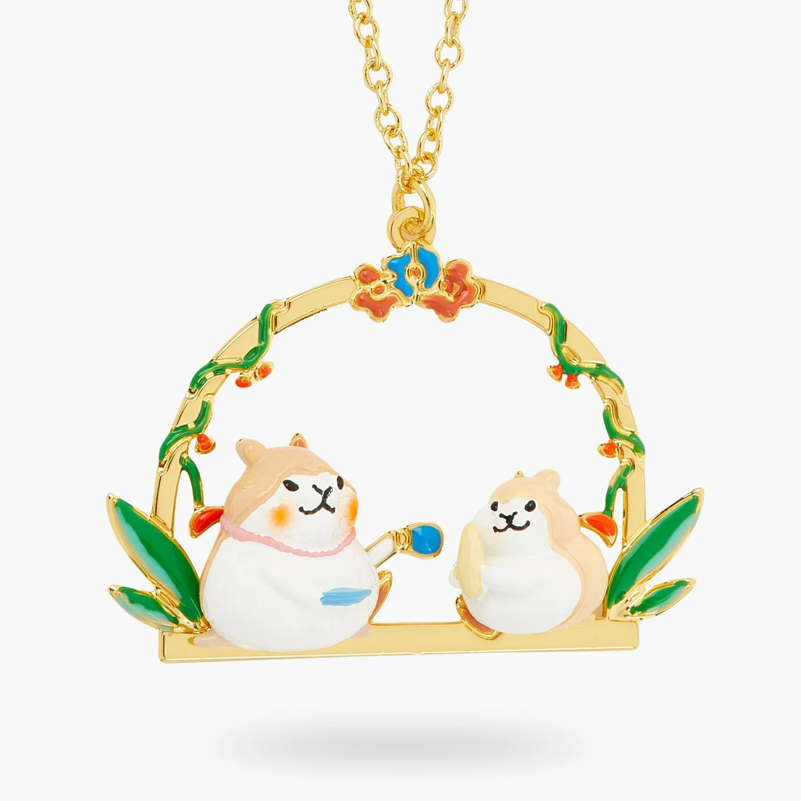 Hamster With A Sweet Tooth Pendant Necklace | ATTO3051 - Image 3