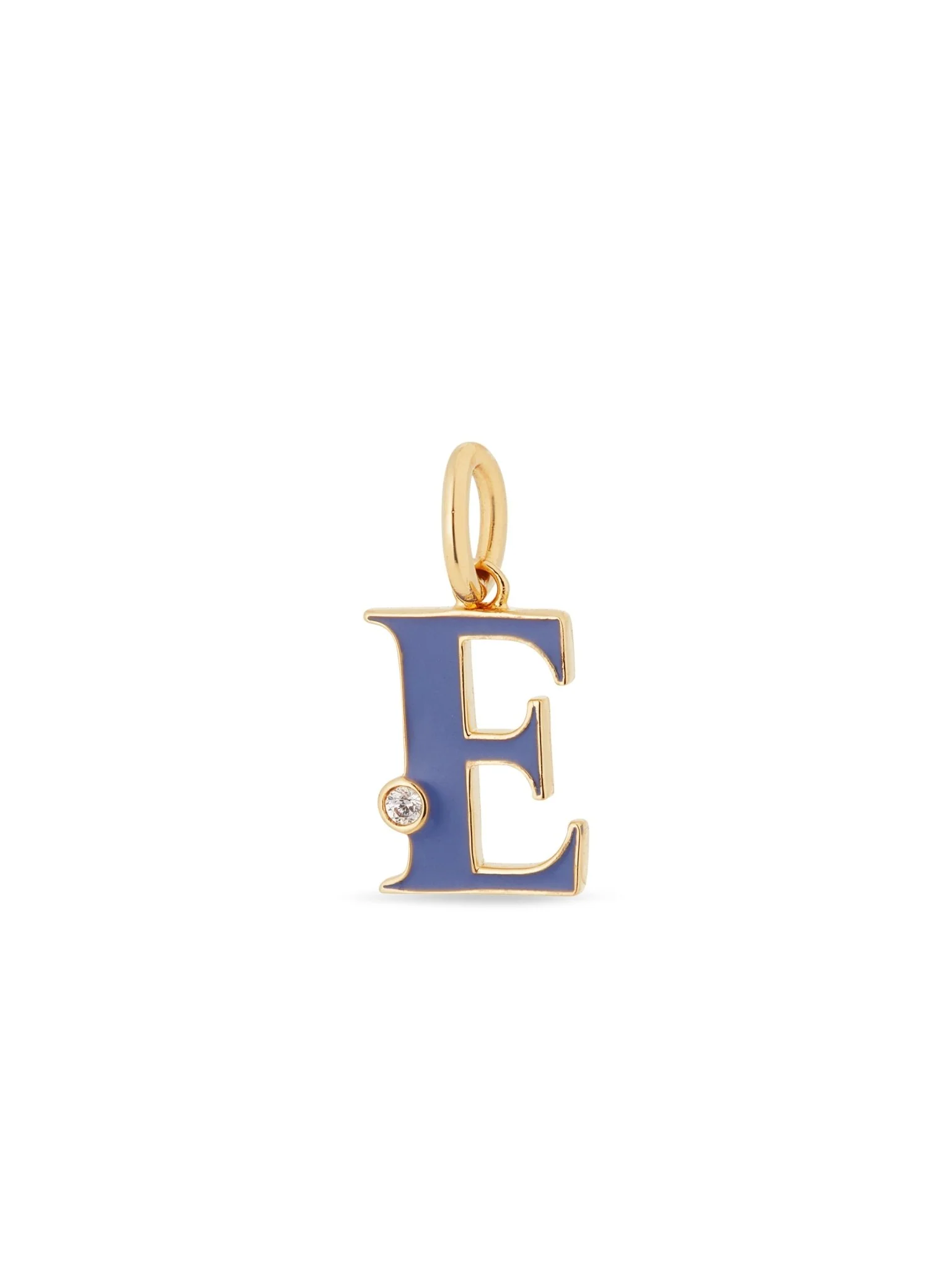 Letter E Pendant Necklace | AUAB3051 - Image 2