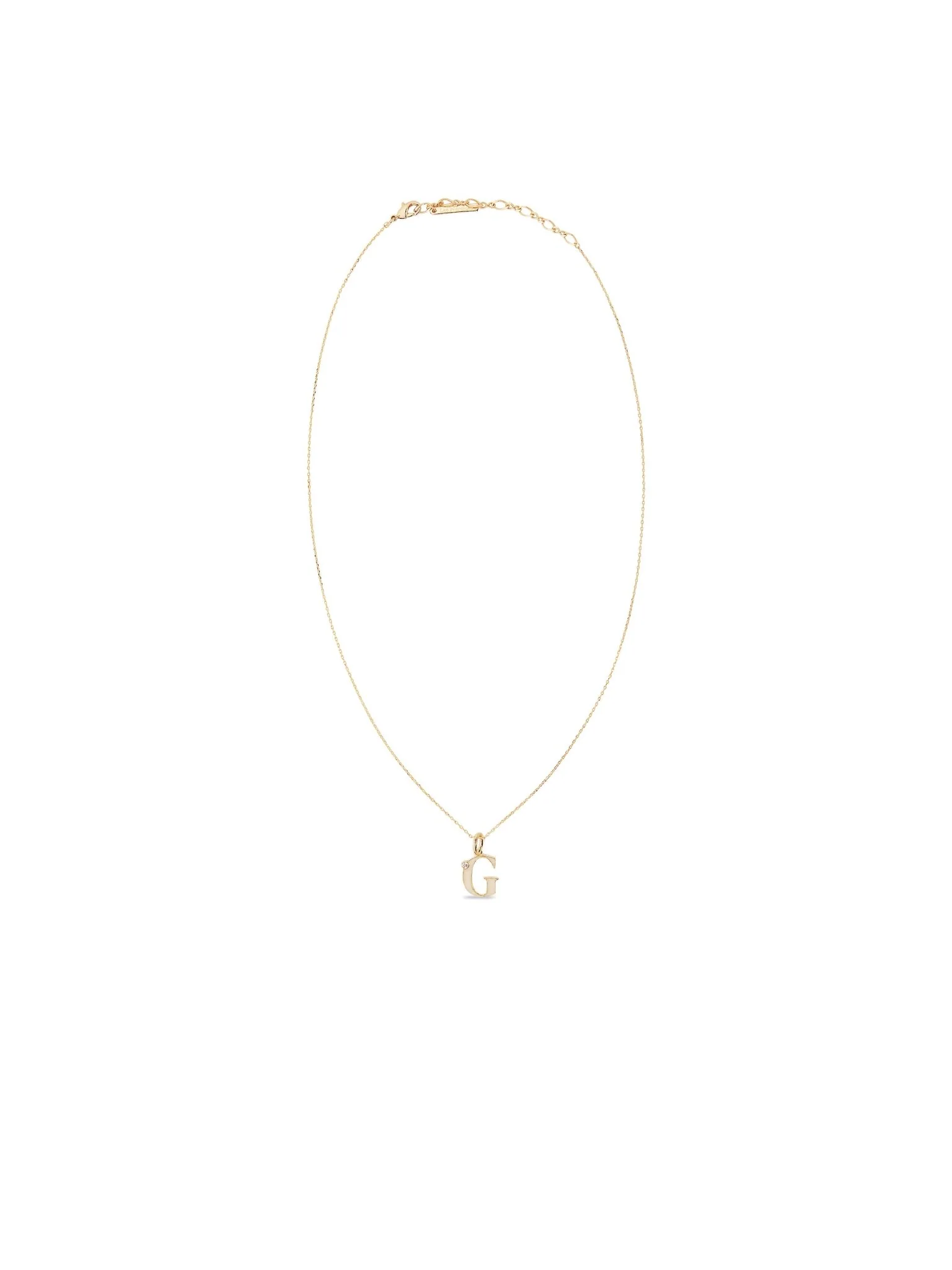 Letter G Pendant Necklace | AUAB3071 - Image 3
