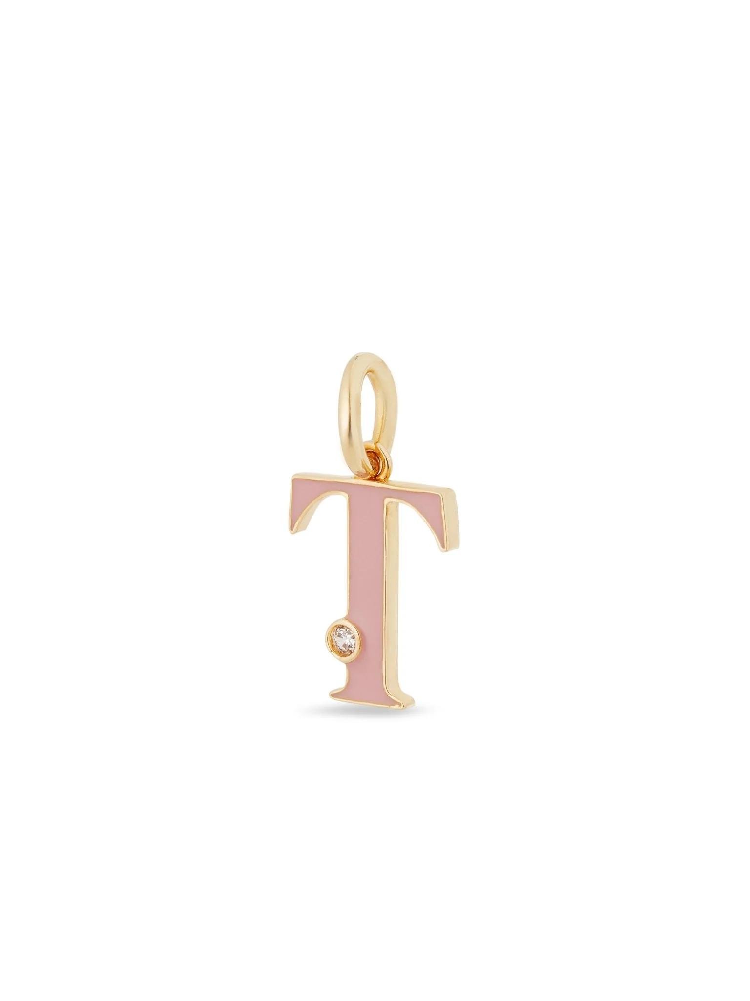 Letter T Pendant Necklace | AUAB3201 - Image 2