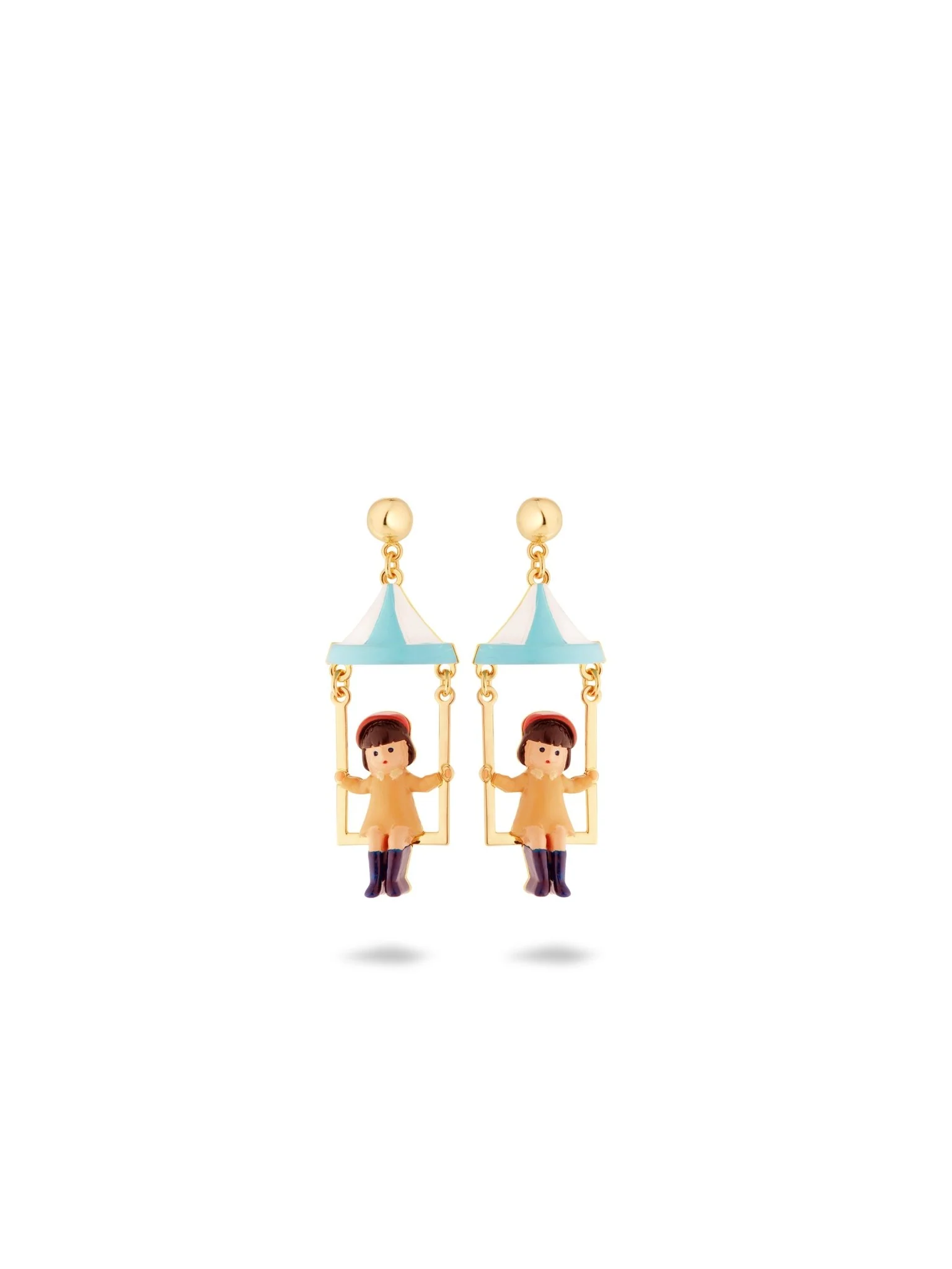 Little Girl And Funfair Ride Earrings | AUTO1071 - Image 2