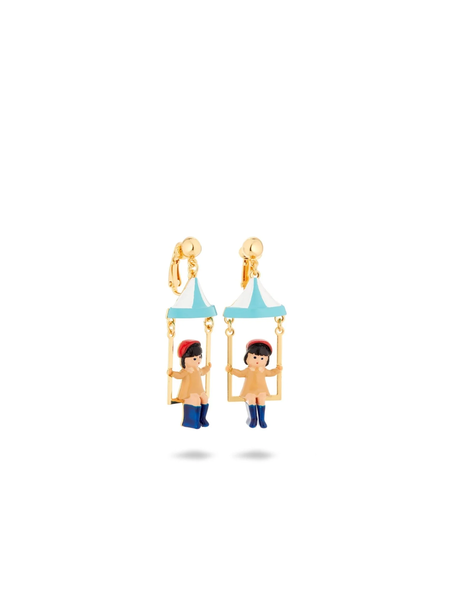 Little Girl And Funfair Ride Earrings | AUTO1071 - Image 4