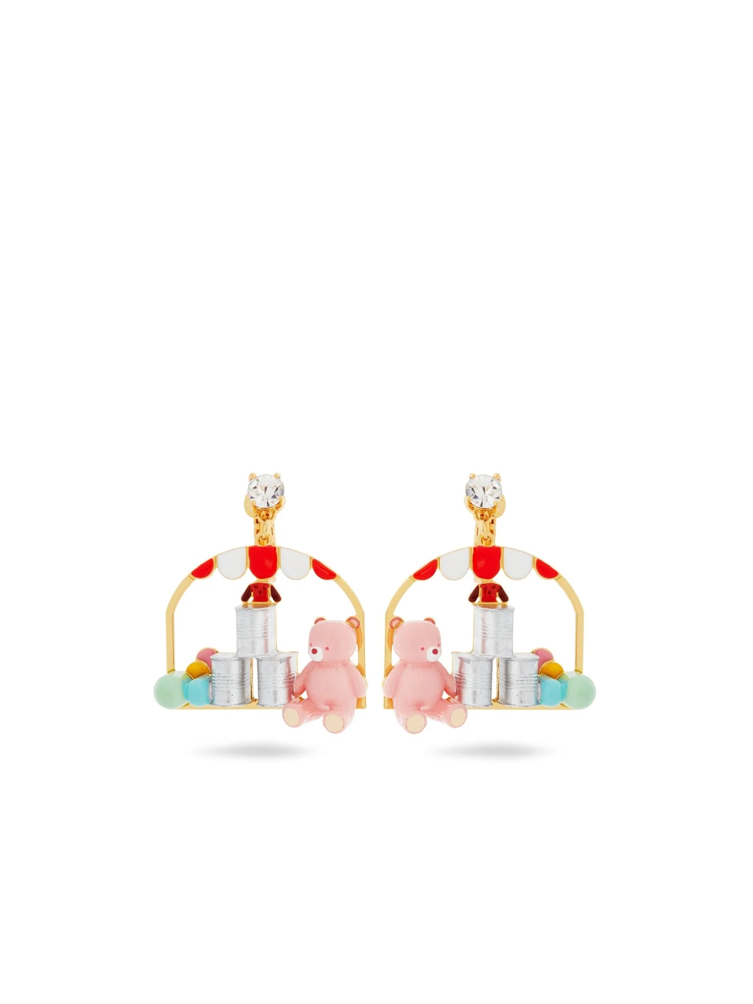 Teddy Bear And Tin-Can-Alley Earrings | AUTO1101 - Image 3