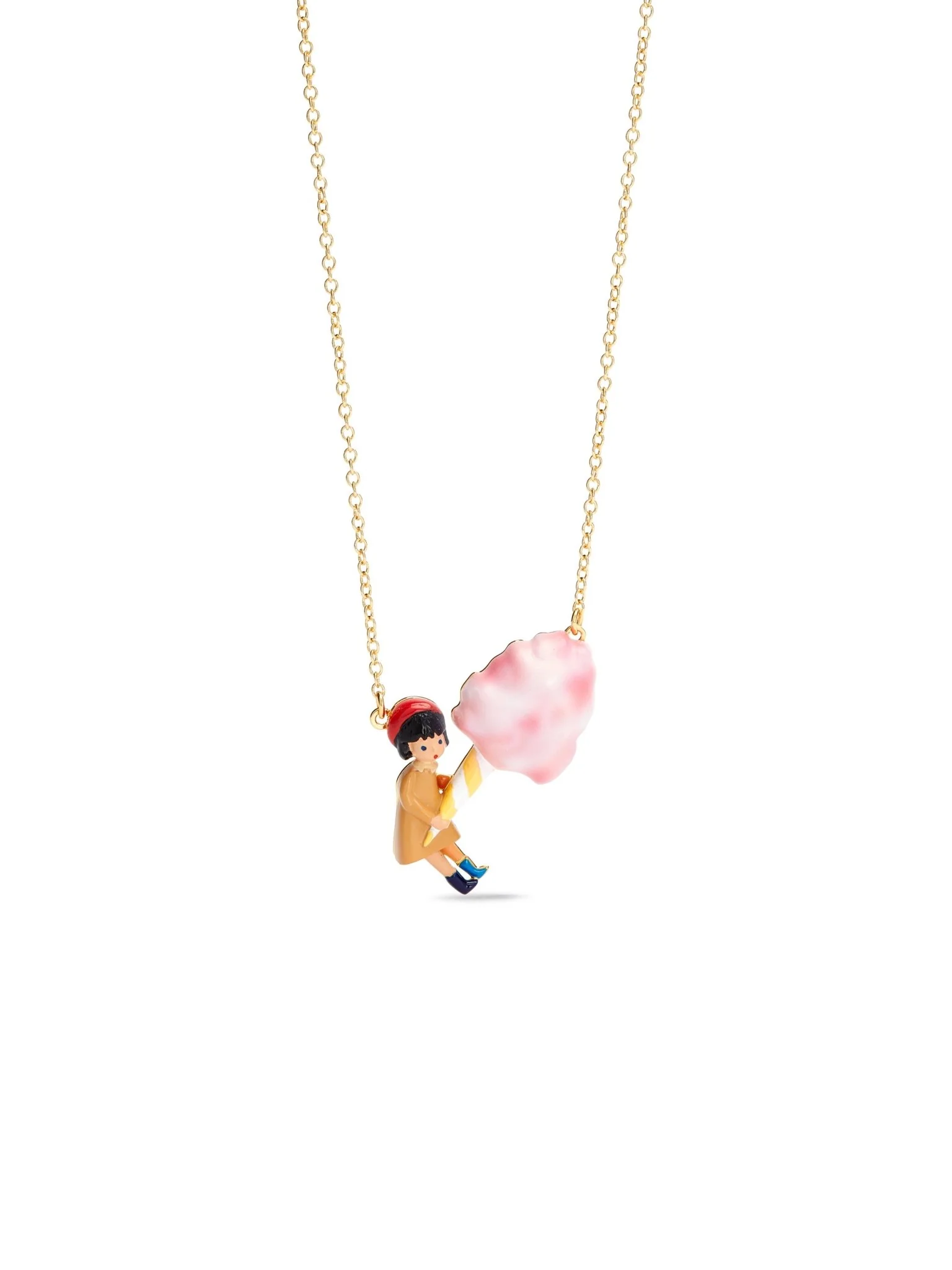 Little Girl And Candy Floss Statement Necklace | AUTO3011