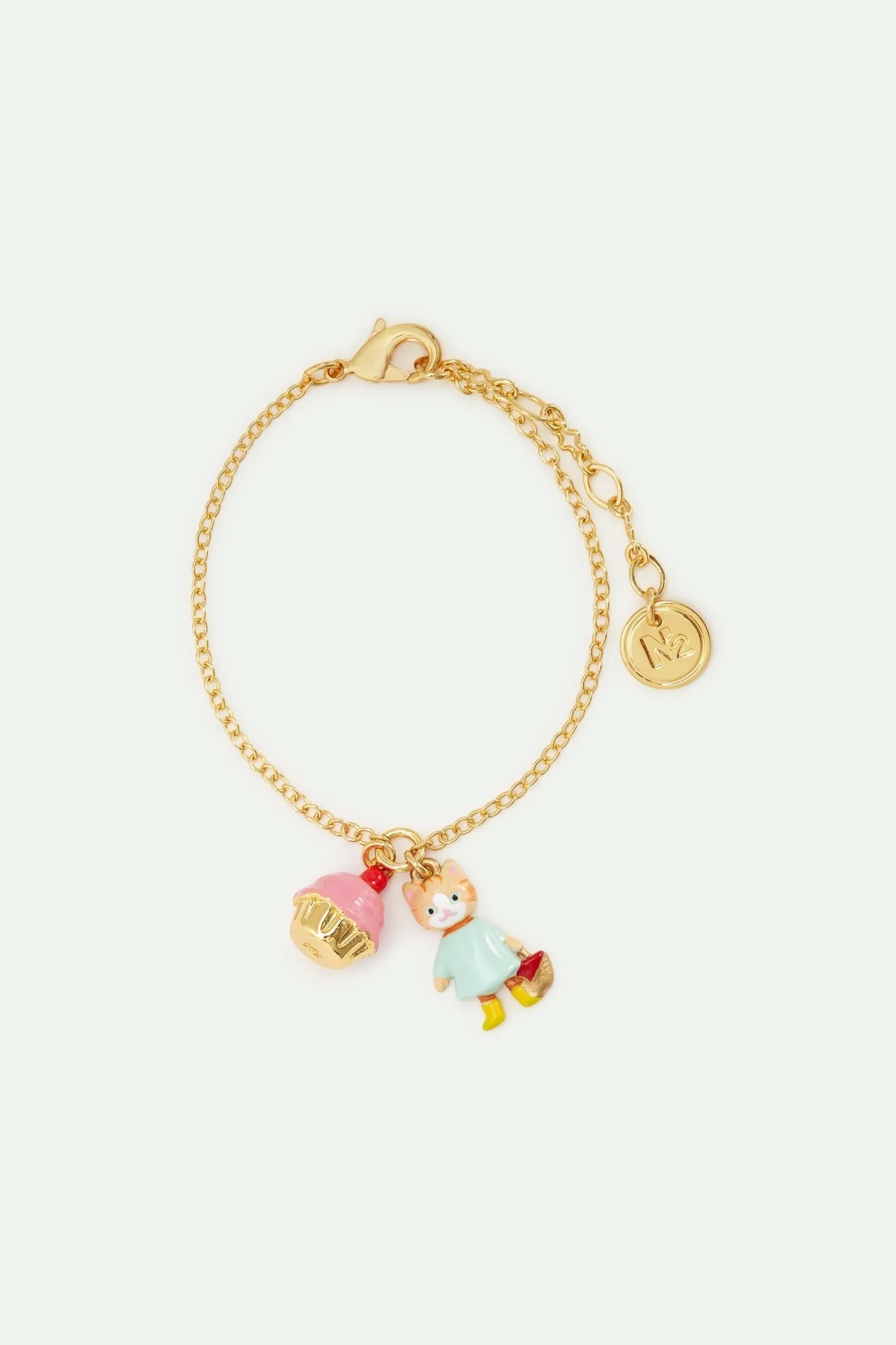Ginger Cat And Pastry Pendant Necklace | AVHP2011