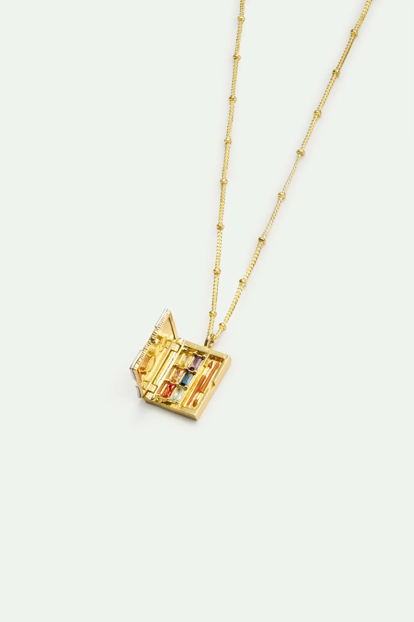 Golden Art Case Pendant Necklace | AVIP3011 - Image 2