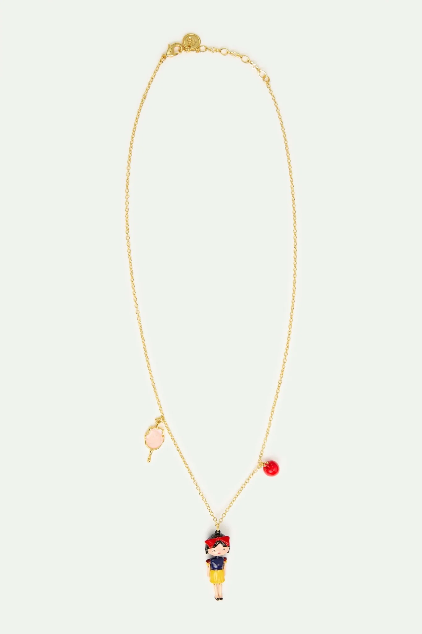 Snow White, Apple And Mirror Pendant Necklace | AVPO3031 - Image 3