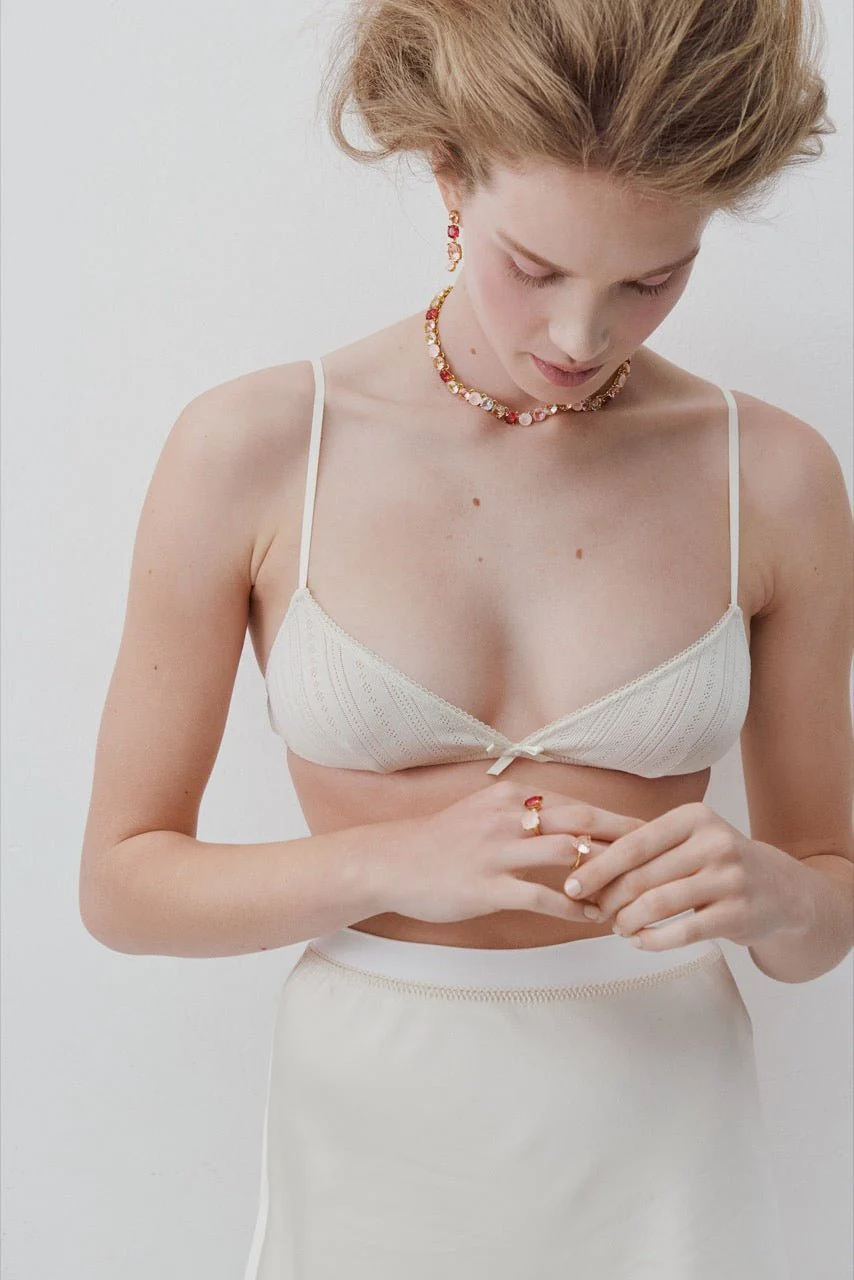 Gradient Pink Diamantine Choker Round Stones Necklace | AWLD3561 - Image 5