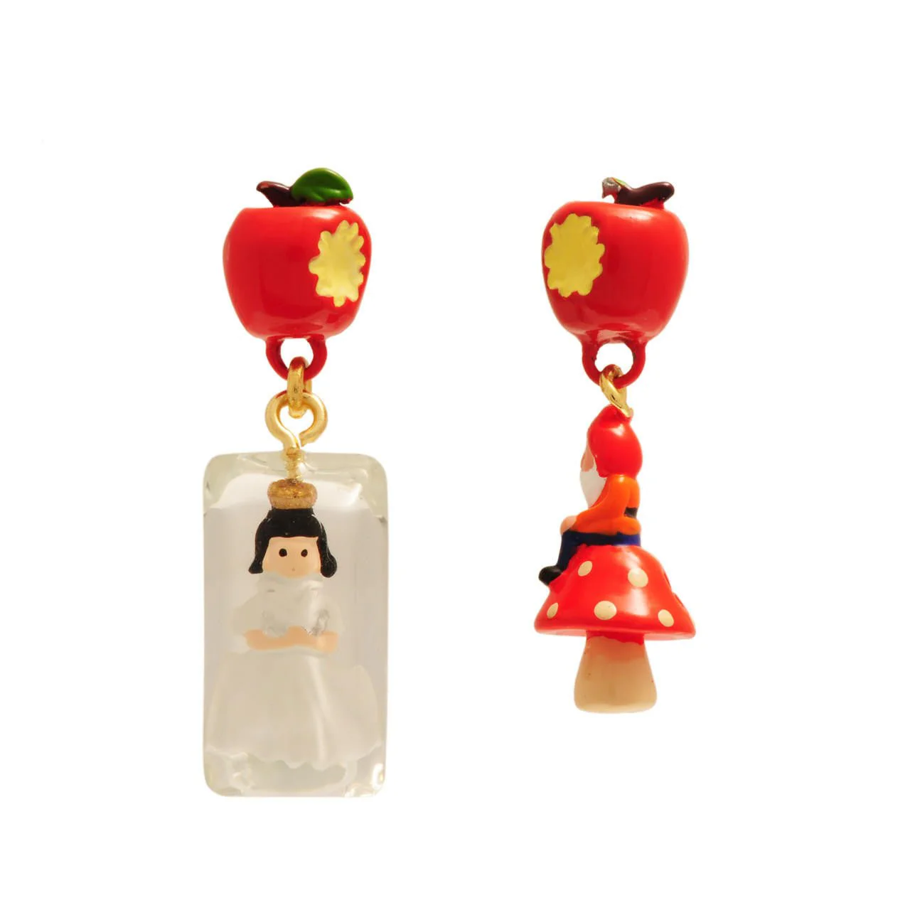Bo Blanche Neige Gold Earrings | WBL1011