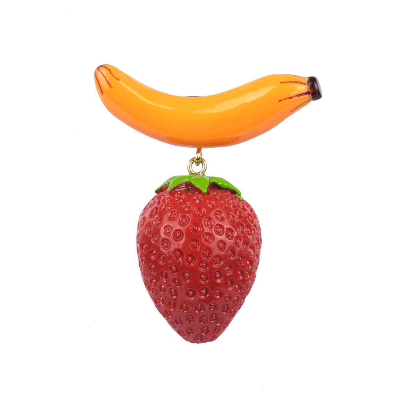 Brooch Drôles de Fruits Yellow Banana Brooch | ZDF5051