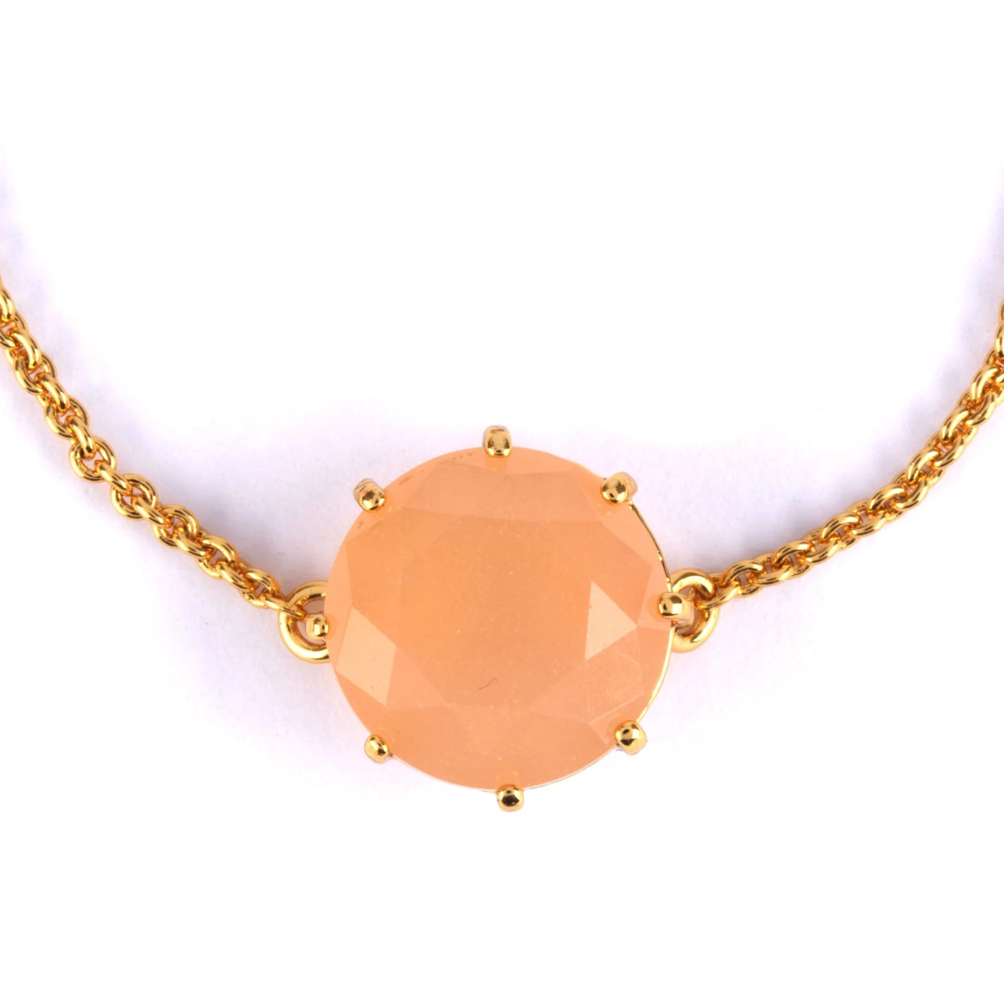 La Diamantine Round Stone Light Honey Bracelet | ZLD2022 - Image 3